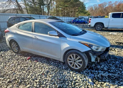2014 Hyundai Elantra Se from USA, damaged, VIN KMHDH4AE7EU066360